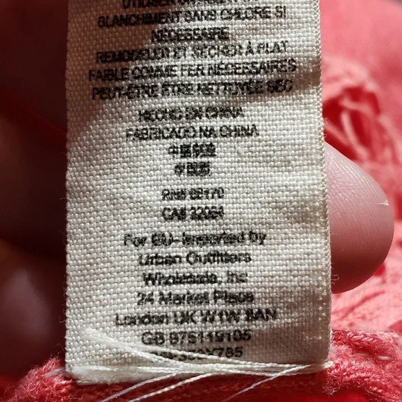 Free People Pink Lace Accent Blouse - Picture 6 of 6